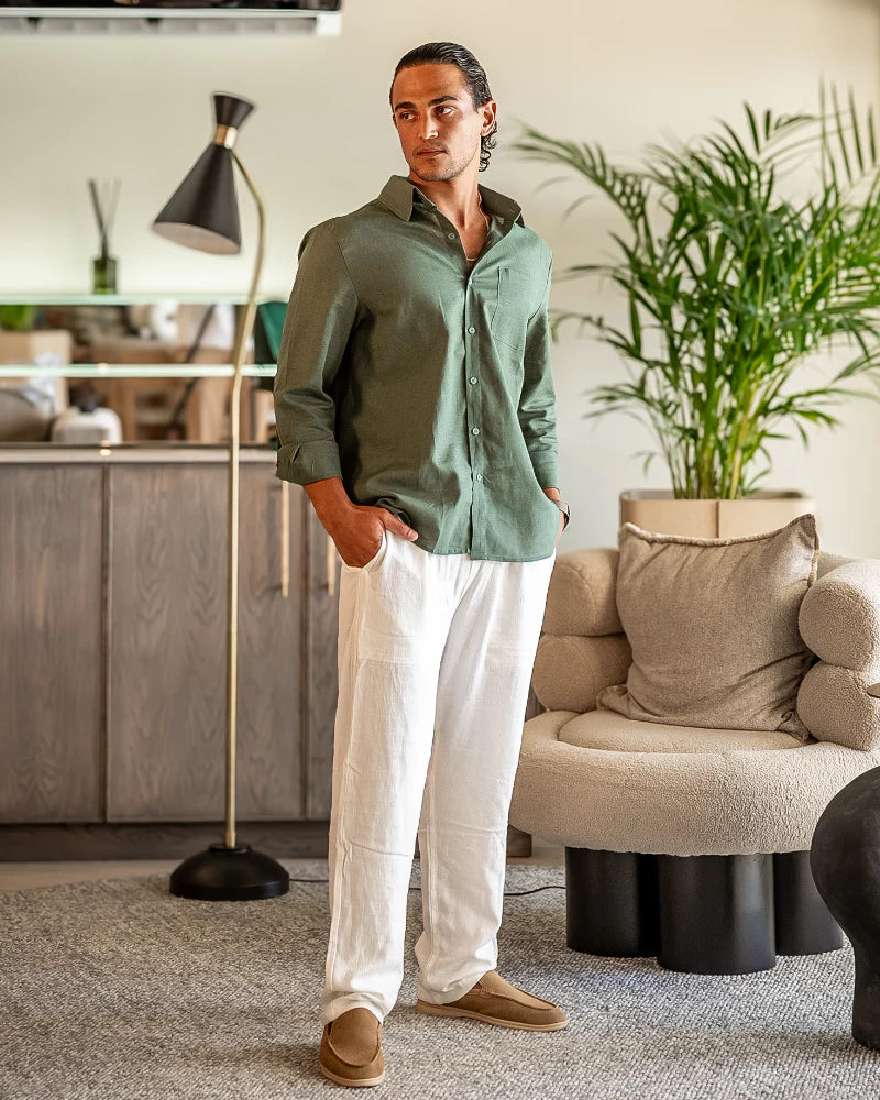 Saint Calixto Linen Combo (Longsleeve)