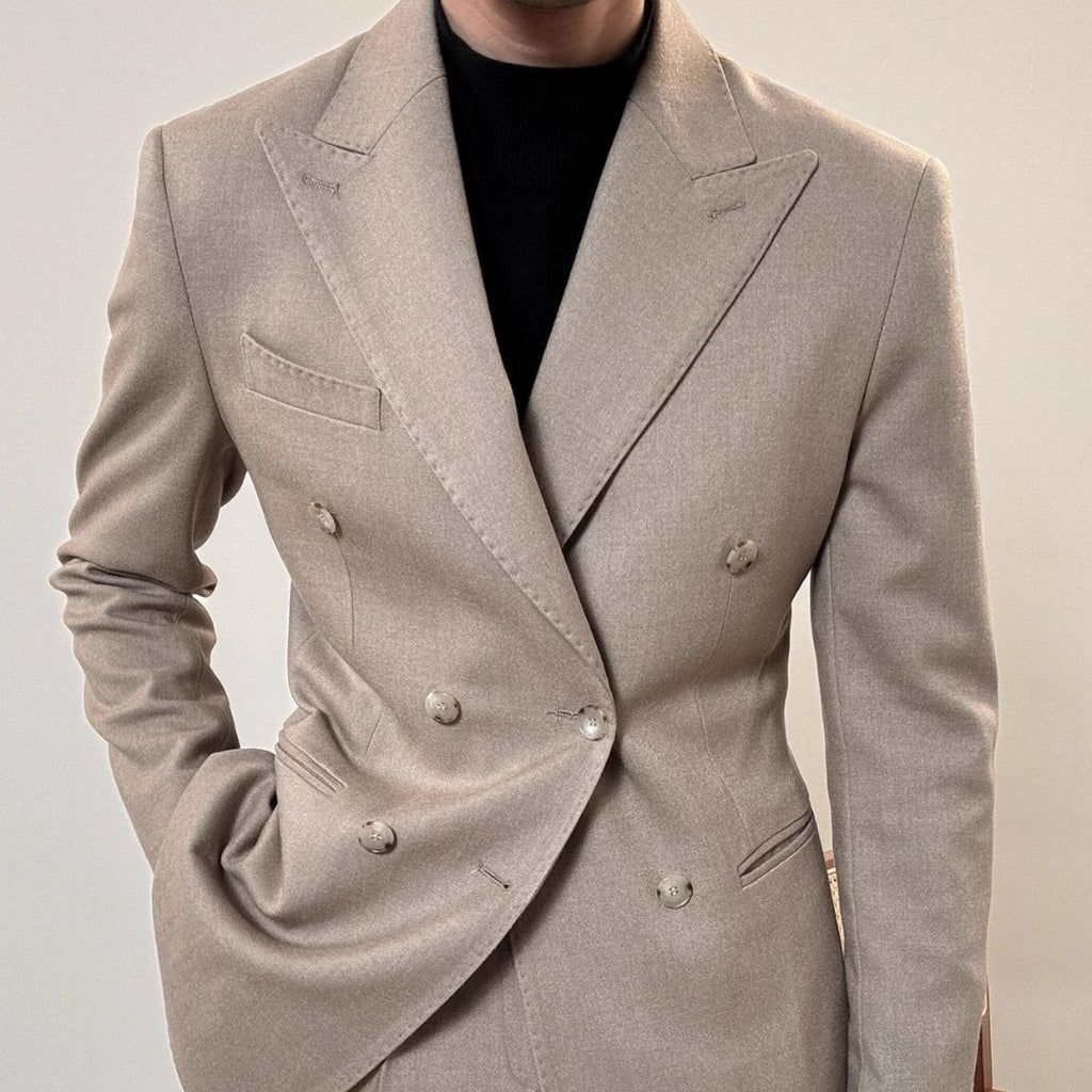 Spring Italian Double Breasted Suit Suit
